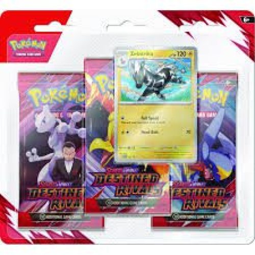 Pokemon TCG English Destined Rivals Blister 3 Pack